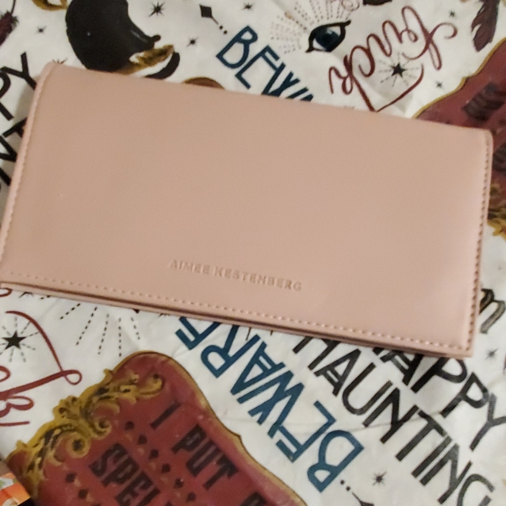 2/$20 Aimee Kestenberg Blush Pink Wallet